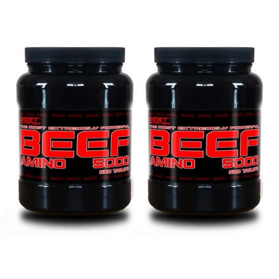 1+1 Amino BEEF 5000 - Best Nutrition 500+500 tab
