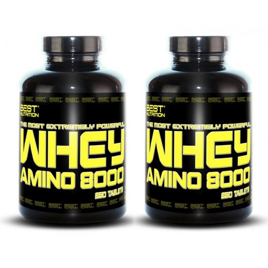 1+1 Amino Whey 8000 - Best Nutrition 250+250 tab
