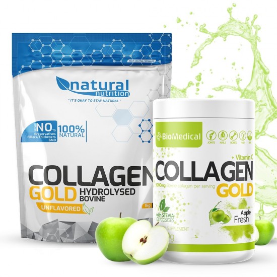 Collagen Gold - hydrolyzovaný kolagén 300 g - NATURAL NUTRITION