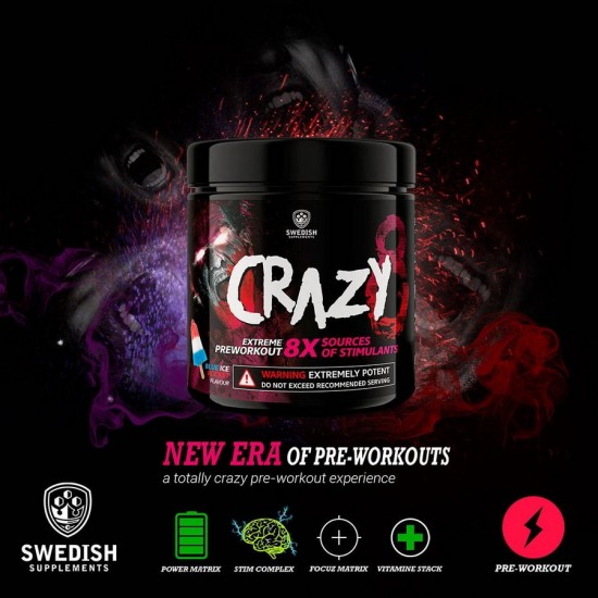 Crazy 8 260g - Swedish Supplements