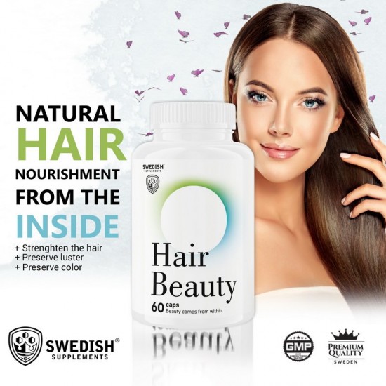 Hair Beauty 60 kaps - Swedish Supplements
