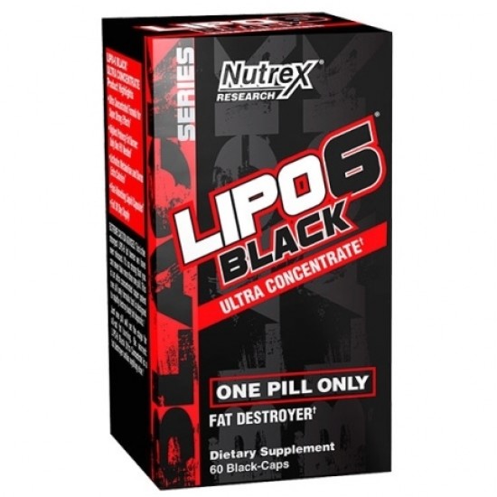 LIPO 6 BLACK ULTRA CONCENTRATE 60 KAPS - NUTREX
