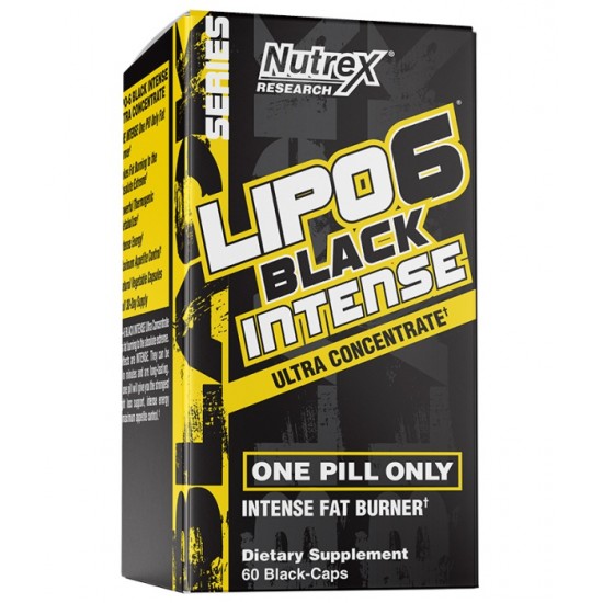LIPO 6 BLACK INTENSE ULTRA CONCENTRATE 60 KAPS - NUTREX