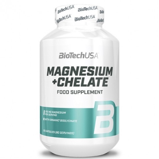 Magnesium+Chelate 60 kaps - BIOTECH USA