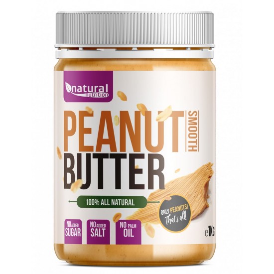 Peanut Butter - Arašidové maslo 1 kg - NATURAL NUTRITION