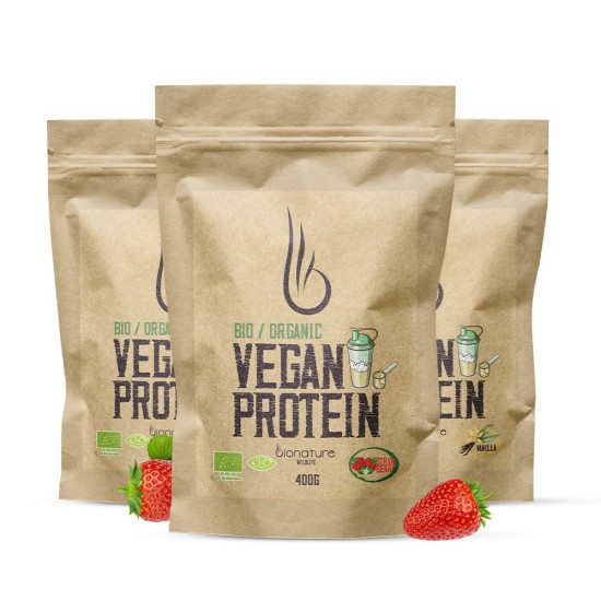 Vegan Protein - Bio Organic 400g - NATURAL NUTRITION