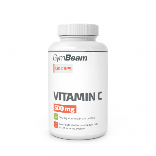 Vitamín C 500 mg 120 kaps - GYMBEAM